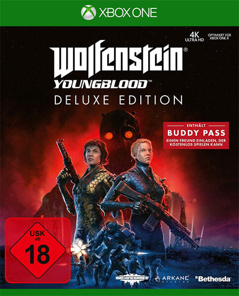Wolfenstein Youngblood box art for Xbox One